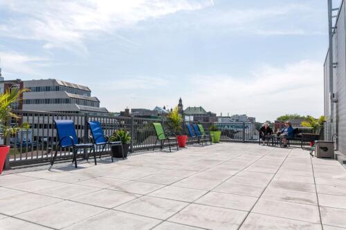 Vue de la terrasse Toussaint-Cartier