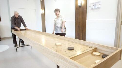 Jeu de shuffleboard